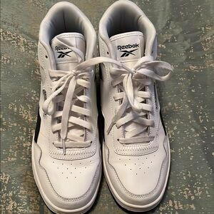 Reebok White and Black Athletic Shoes